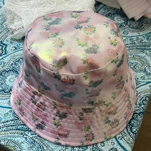 Miss Gwen’s omg accessories coquette pattern bucket hat